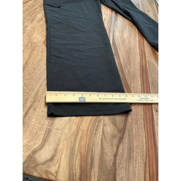 Weissman Wide Leg Cargo Pants Women's Mid Rise Black Dancewear Size SA - Picture 10 of 16